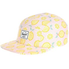 Бейсболка пятипанелька детский Herschel Glendale Youth Classic Lemon Drop