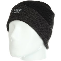 Шапка Nixon Relic Beanie Black/Heather Gray