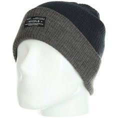 Шапка Nixon Relic Beanie Navy/Gray