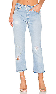 Укороченные прямые джинсы с высокой талией levis - RE/DONE