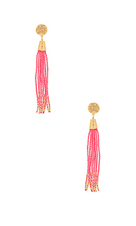 Salina beaded tassel earrings - gorjana