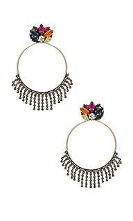 Crystal cluster hoop earring - Anton Heunis