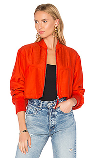 Crop bomber jacket - T by Alexander Wang