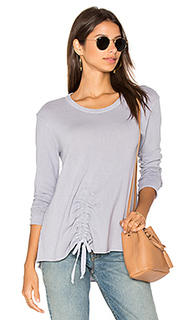 Drawstring tie front sweatshirt - Wilt