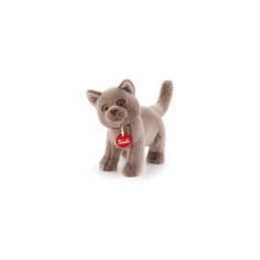 Серый кот Помпео, 29 см, Trudi