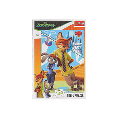 Пазл "Зверополис", 100 деталей, Trefl