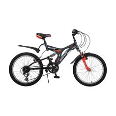 Велосипед TITANIUM, серый, 20 дюймов, Novatrack