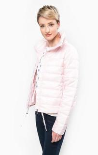 Розовая куртка с воротником-стойкой Tom Tailor
