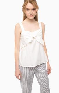 Белый хлопковый топ Pennyblack