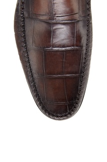 Кожаные мокасины Santoni