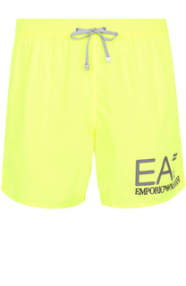 Плавки-шорты с логотипом бренда Emporio Armani