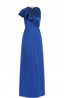 Платье-макси с поясом и оборками Diane Von Furstenberg