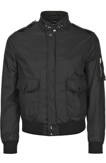 Хлопковая куртка-бомбер с накладными карманами Tom Ford