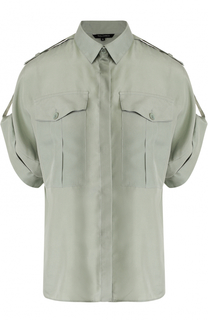 Шелковая блуза с укороченным рукавом Tara Jarmon