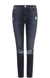 Джинсы-скинни с потертостями Frame Denim