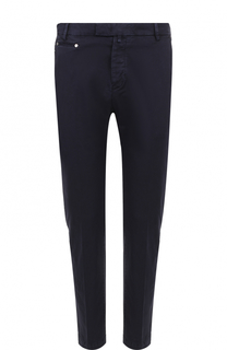 Хлопковые брюки прямого кроя Frankie Morello