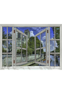 Панно окно в раме БИЛЬДЕР МАНУФАКТУР Bilder Manufaktur