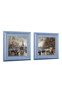 Парное панно в раме БИЛЬДЕР МАНУФАКТУР Bilder Manufaktur