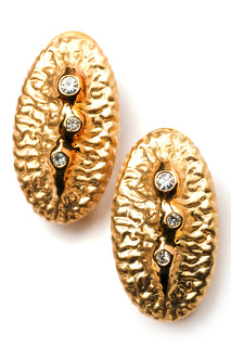 Серьги "Золотой самородок" Cesare Conte