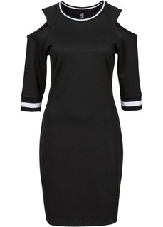 Трикотажное платье (черный) Bonprix