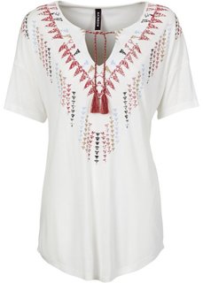 Футболка (цвет белой шерсти с рисунком) Bonprix