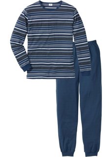 Пижама (темно-синий в полоску) Bonprix
