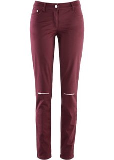 Брюки-стретч Tigh Fit (бордовый) Bonprix