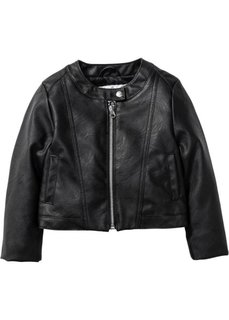 Куртка из искусственной кожи, Размеры  80/86-128/134 (черный) Bonprix