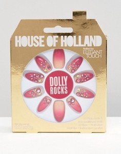 Накладные ногти House Of Holland By Elegant Touch - Dolly Rocks - Розовый