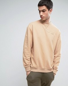 Светло-коричневый свитшот Puma Heritage - Рыжий