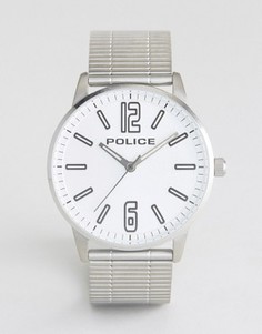 Часы с браслетом из нержавеющей стали и серебристым циферблатом Police Esquire - Серебряный