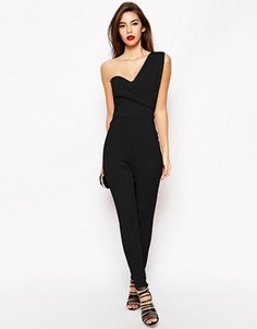 Комбинезон на одно плечо ASOS - Черный