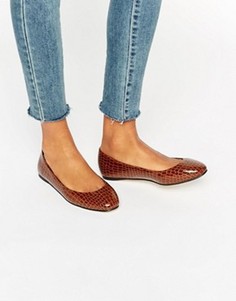 Балетки ASOS LASSIE - Рыжий