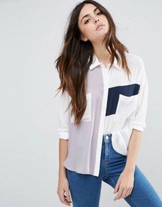 Блузка колор блок ASOS - Мульти