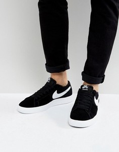 Низкие черные кроссовки Nike SB Blazer 878365-010 - Черный