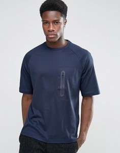 Футболка с карманом на молнии Kiomi Technical - Темно-синий