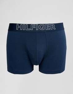 Темно-синие боксеры-брифы с логотипом Tommy Hilfiger - Темно-синий