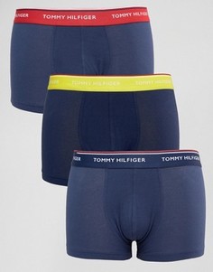 3 темно-синих боксеров-брифов Tommy Hilfiger - Темно-синий