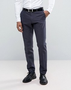 Узкие льняные брюки Selected Homme - Темно-синий