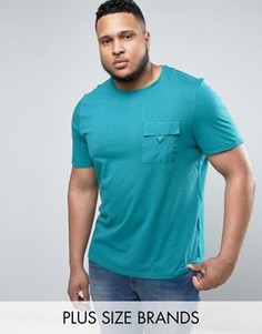 Another Influence PLUS Utility Pocket T-Shirt - Зеленый