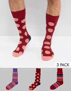 3 пары носков в горошек Paul Smith - Мульти