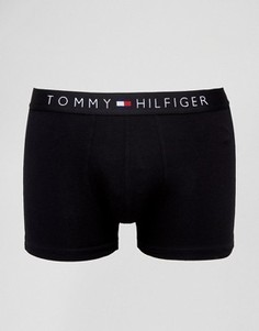 Черные хлопковые боксеры-брифы Tommy Hilfiger - Черный