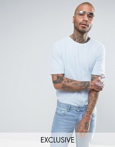 Синяя oversize-футболка из вафельного трикотажа Puma эксклюзивно для ASOS - Синий