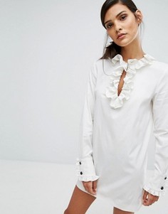 Платье мини с оборками Sonia By Sonia Rykiel - Белый