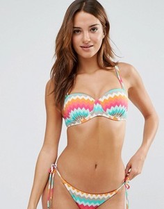 Бикини-топ в полоску Seafolly Zarhara - Мульти