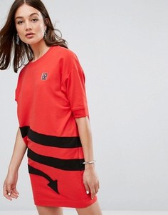 Платье-футболка Love Moschino - Красный