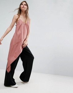 Асимметричный топ ASOS Ultimate - Розовый