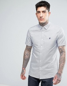 Оксфордская рубашка в горизонтальную полоску Lyle &amp; Scott - Синий