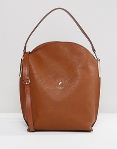 Светло-коричневая сумка-хобо через плечо Fiorelli - Рыжий