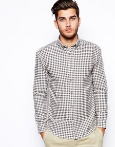 Рубашка в клеточку Selected - Серый